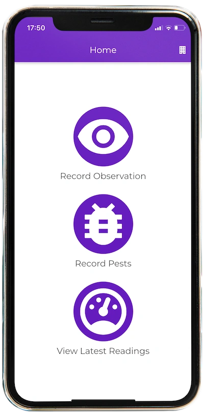 Conserv Environmental Monitoring Platform Mobile App iPhone Mockup