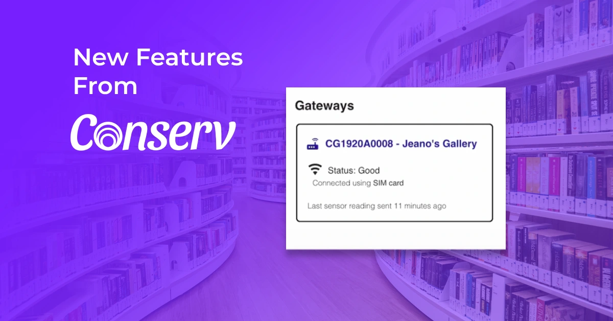 Gateway Connectivity Indicators -- New Features @ Conserv