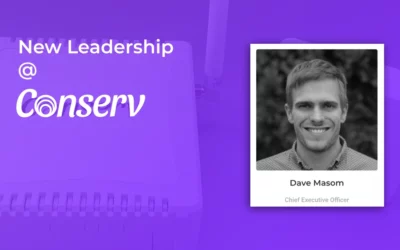 Conserv Announces Leadership Transition – Dave Masom Becomes CEO
