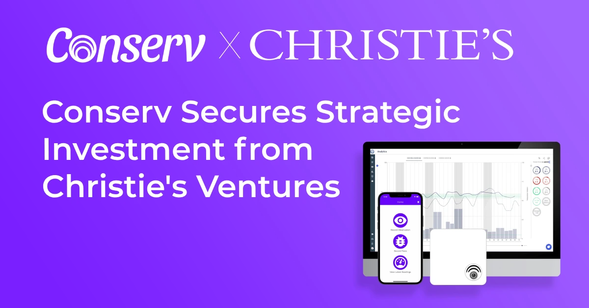 Conserv Secures Strategic Investment from Christie's Ventures