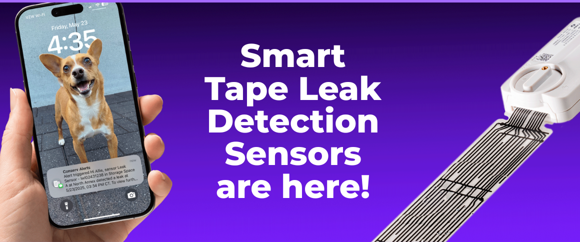 Conserv announces its newest leak detection offering, Smart Tape Leak Detection Sensors